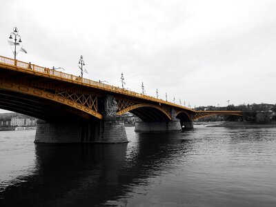Black background yellow danube