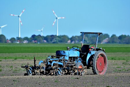 Tractor field arable