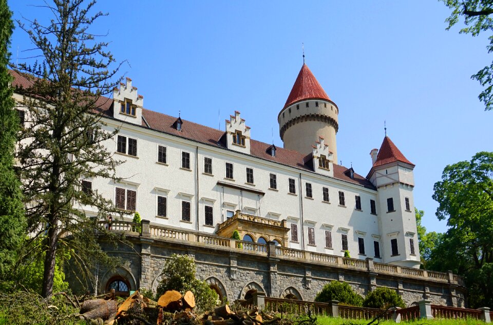 Romantic building tower