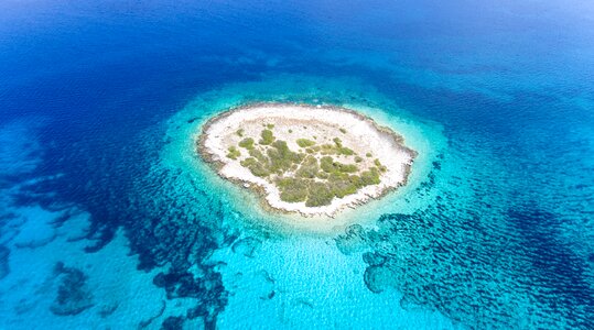 Bright clear dalmatia photo