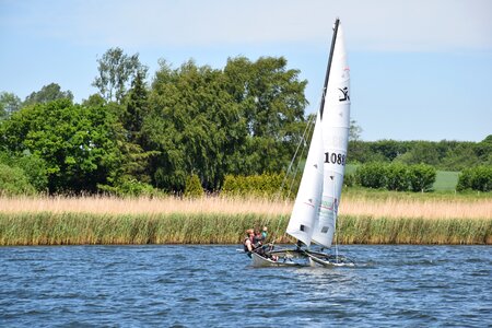 Lake leisure sailing