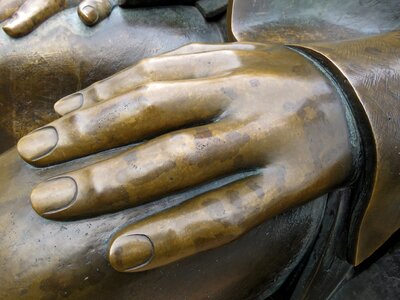Human sculpture bronze