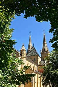 Tower facade church