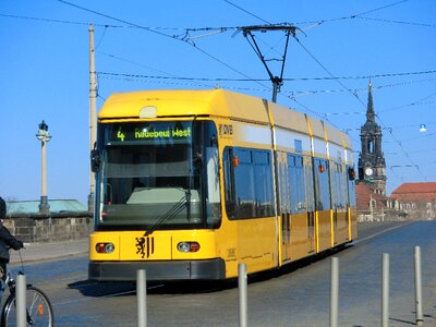 Tram dresden transport system photo