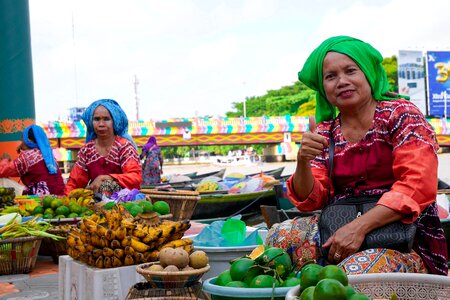 Banjarmasin city asia photo