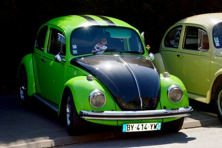 Old cars volkswagen ladybug photo