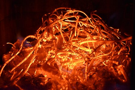 Glow campfire bonfire photo