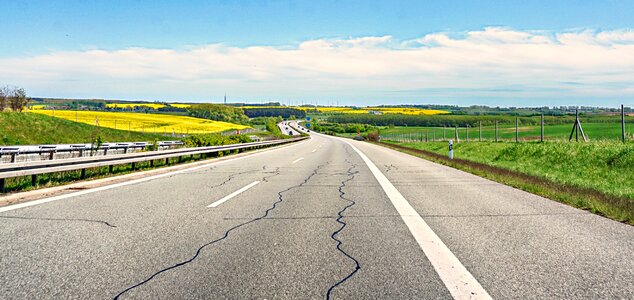 Motorway travel environment photo