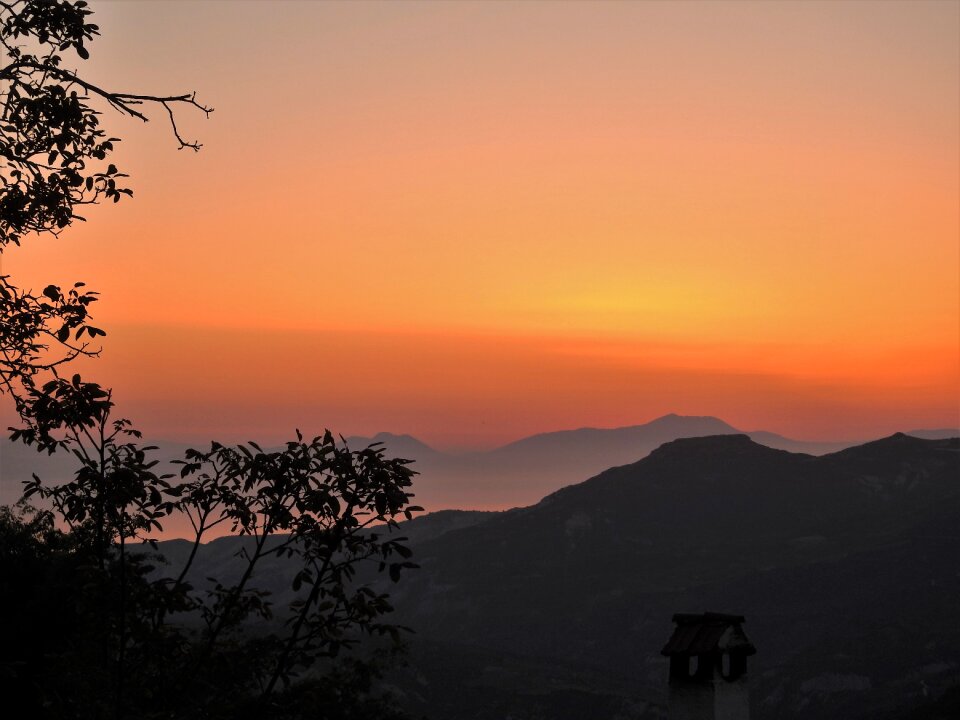 Nature mountains sun