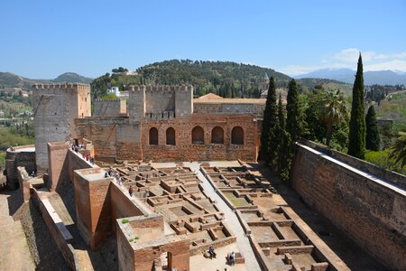 Alhambra alcazaba palace