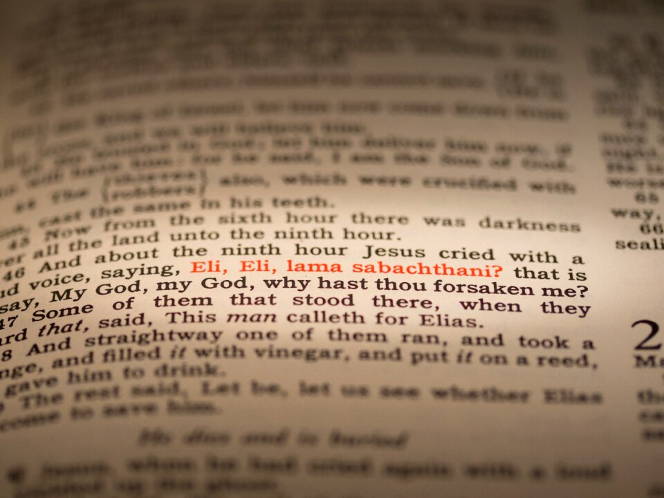 Fourth word matthew 27 46