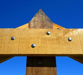 Rivet grain new wood