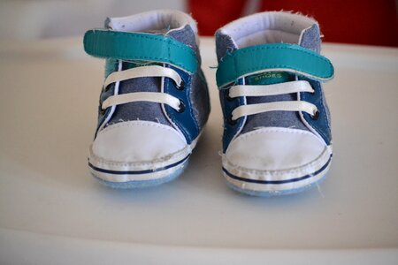 Toddler gray shoes photo