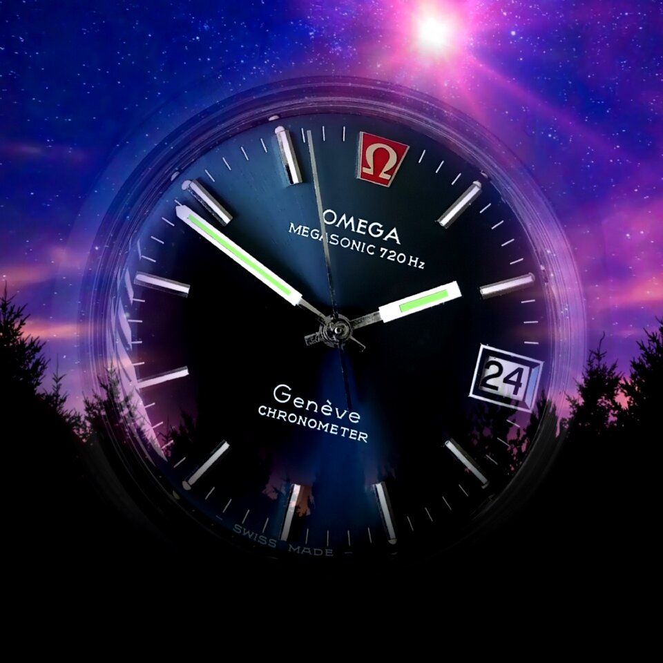 Timer watch moonlight