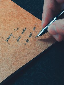 Thoughts handwriting Free photos