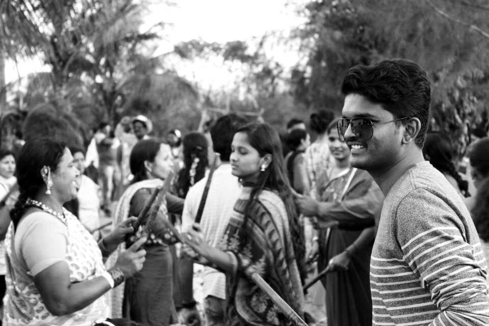 Many group together woman