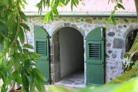 Caribbean window door photo