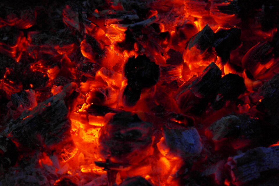 Burns coals koster photo