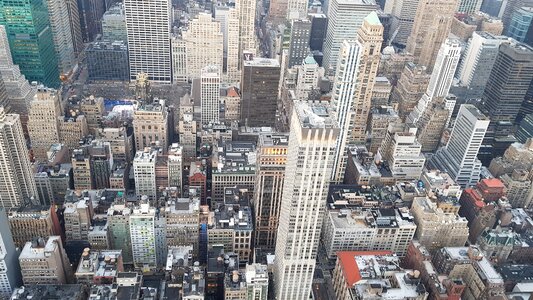 Manhattan skyscraper skyline photo