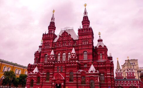 Russia city urban square