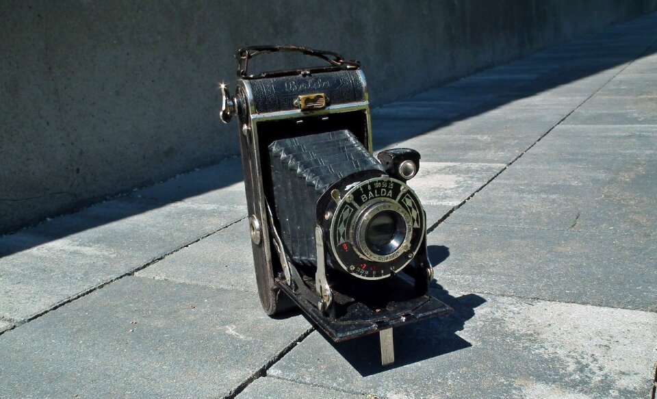 Retro camera old camera lens