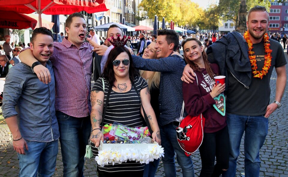 Human party celebrate
