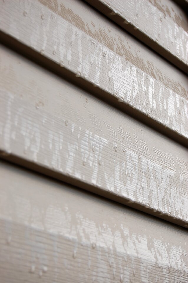 Beige panel wall