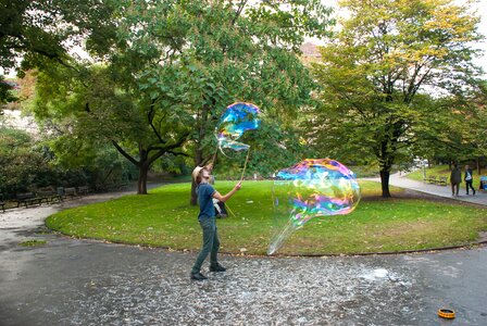 Big bubbles circus prague photo