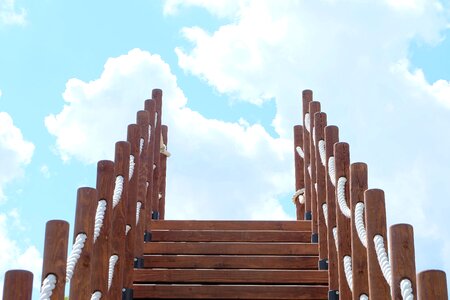 Ladder stairs wood