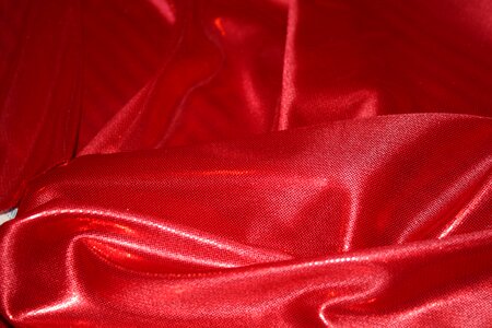 Textile material red photo