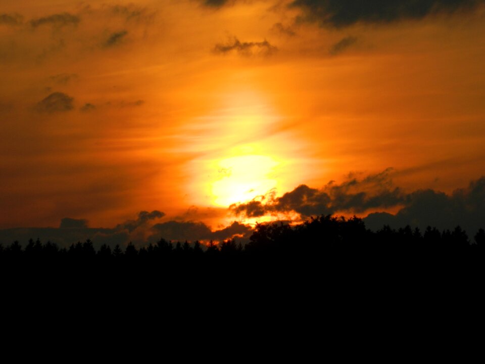 Romance evening sky twilight