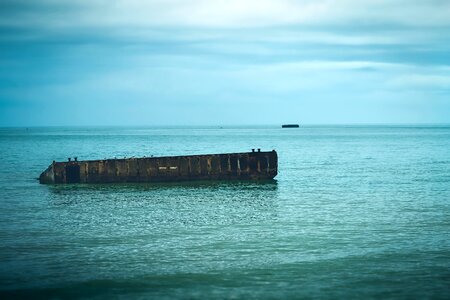 Beach france normandy photo