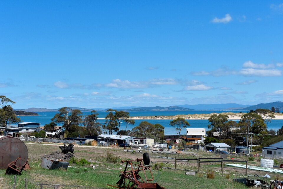 Landscape scenic farm photo