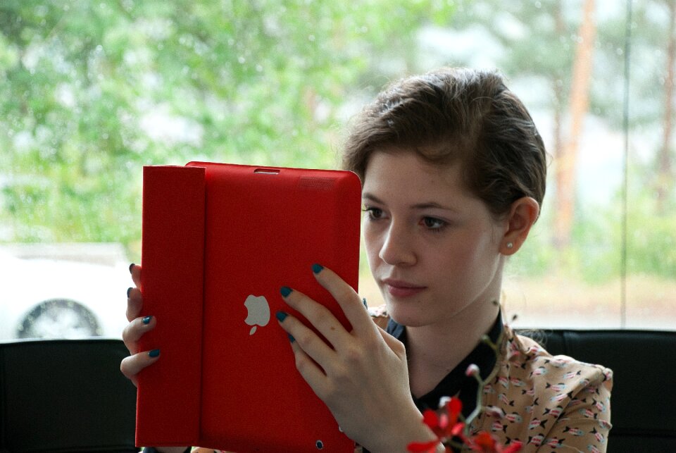 Portrait beautiful girl person