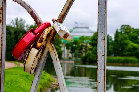 Love symbol river