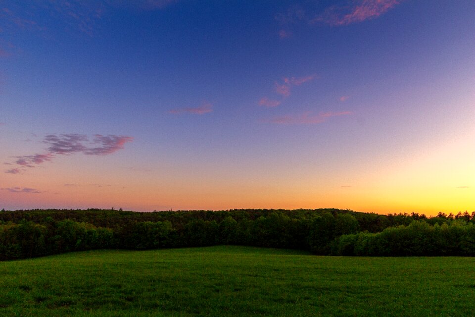 Landscape mood clouds