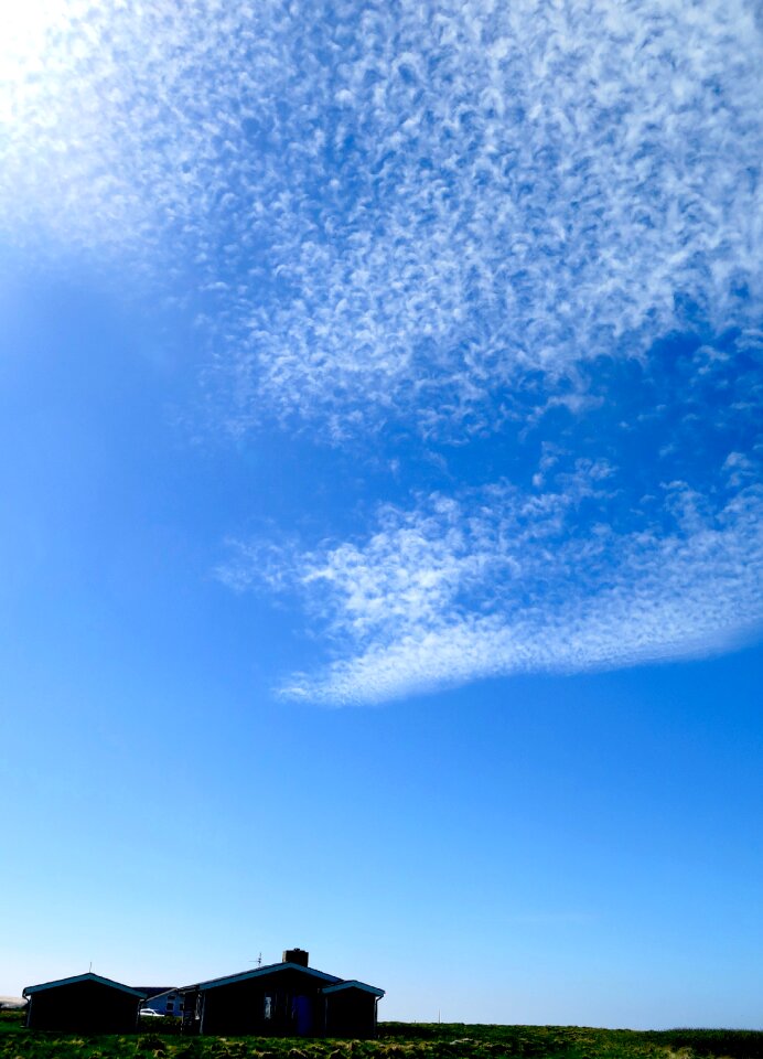 Blue sky clouds blue sky background photo