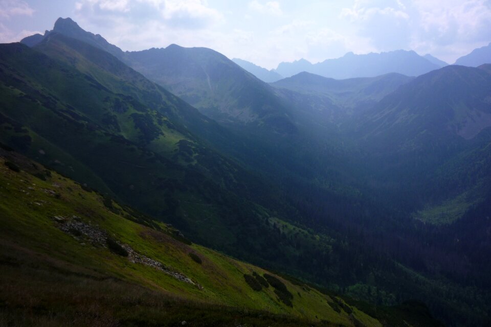 Landscape nature top view