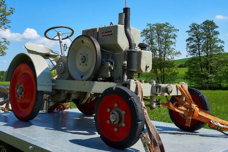 Restored agriculture tractors photo