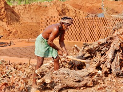 Man work heavy work
