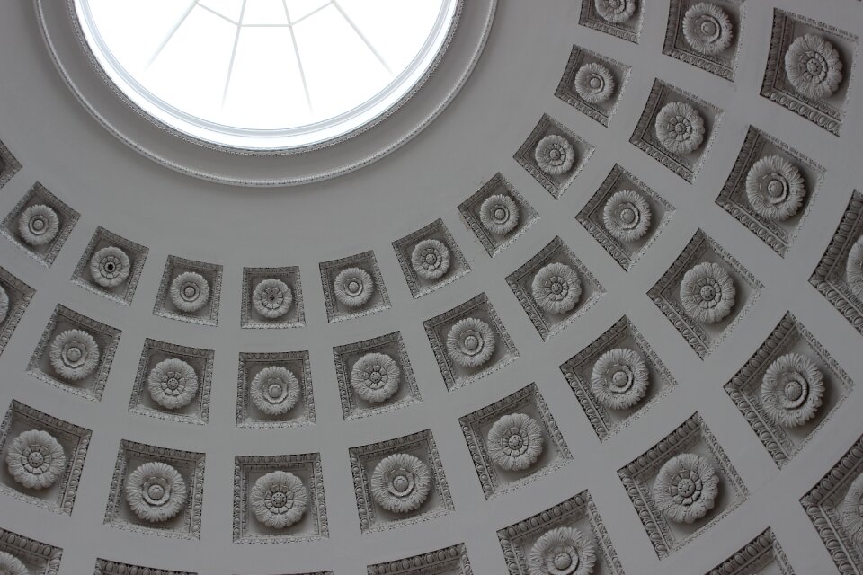 Church building interior view