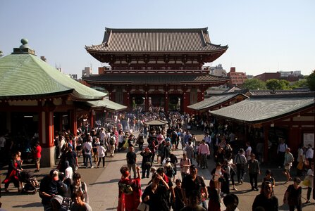 Landmark temple shinto photo