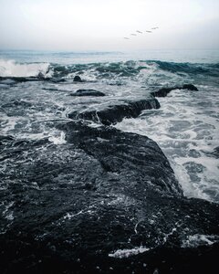 Water sky sand