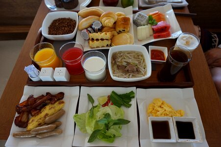Room service resort breakfast