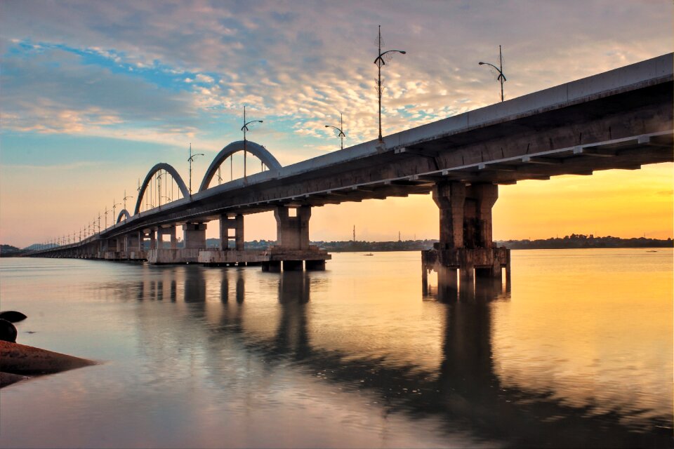 Nature sea cityscape