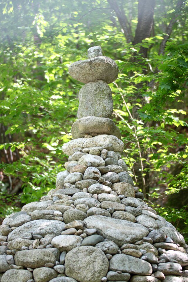Yongam temple summer stone