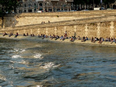 Relax promenade city photo