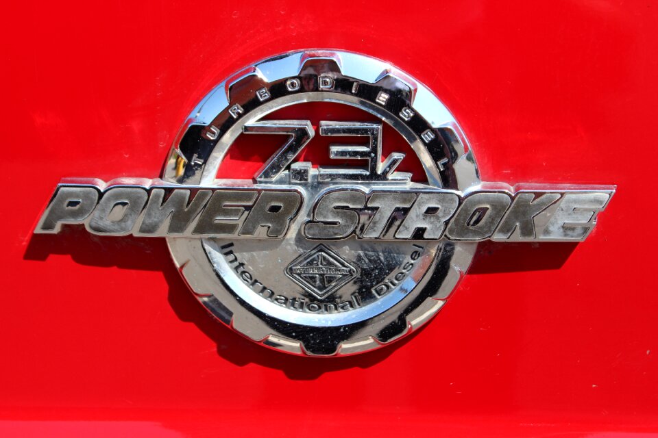 Red diesel automobile