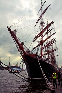 Museum ship harbour romance hanseatic city of hamburg photo