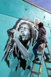 Bob marley streeart